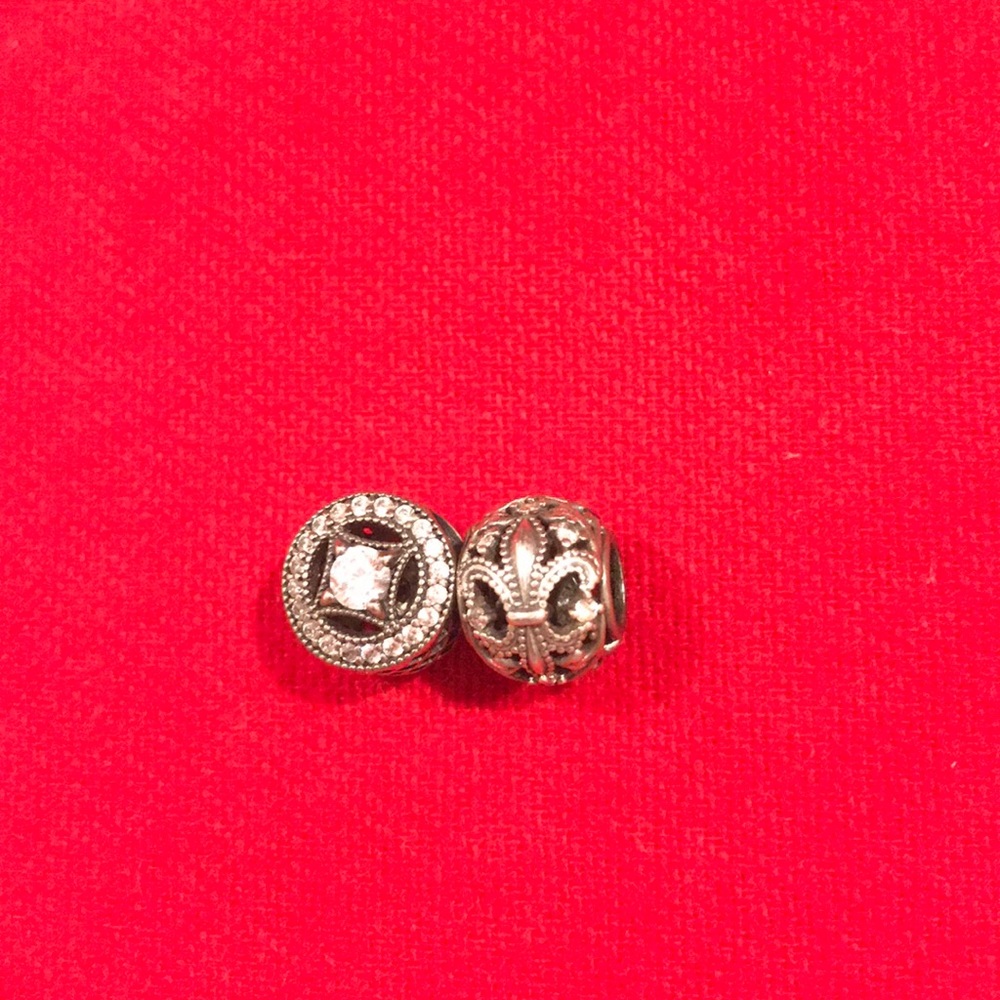 2 Silver Pandora Charms